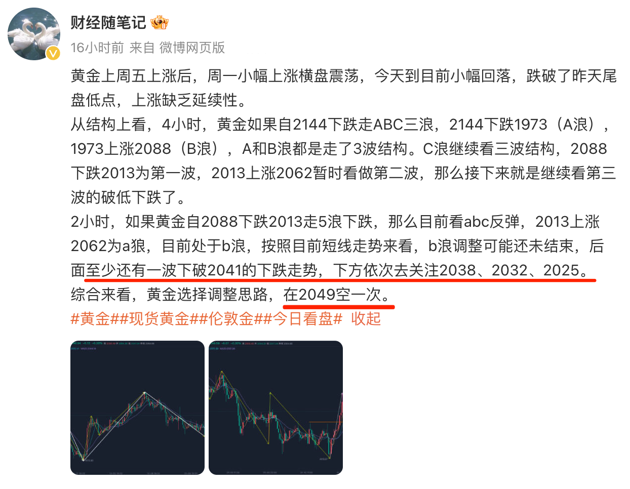 谨慎降息言论致黄金大跌，原油短线涨跌反复（2024.1.17）
