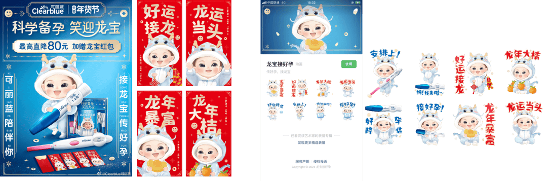 可丽蓝Clearblue龙宝语境营销：一次共智、共情的“样板”