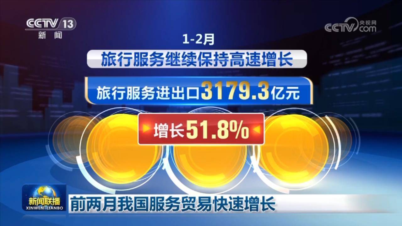 前两月我国服务贸易快速增长