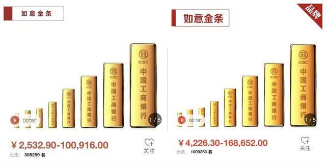 工行称“假金条”传闻不属实，如意金条13个月卖了70万套